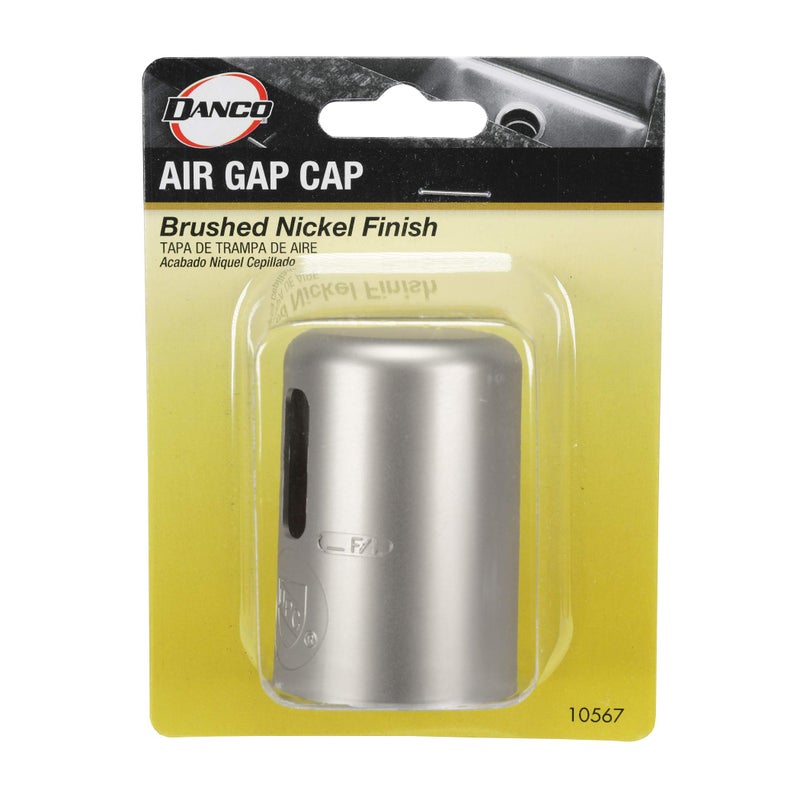 DANCO Kitchen Air Gap Cap, Brushed Nickel, 1-Pack (10567) - Image 5